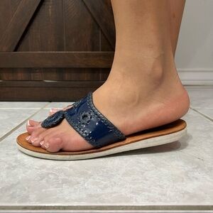 Jack Rogers Blue Jack Rubber Sandals